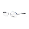 MB0105O نظارة مونت بلانك طبية بدون إطار زرقاء 