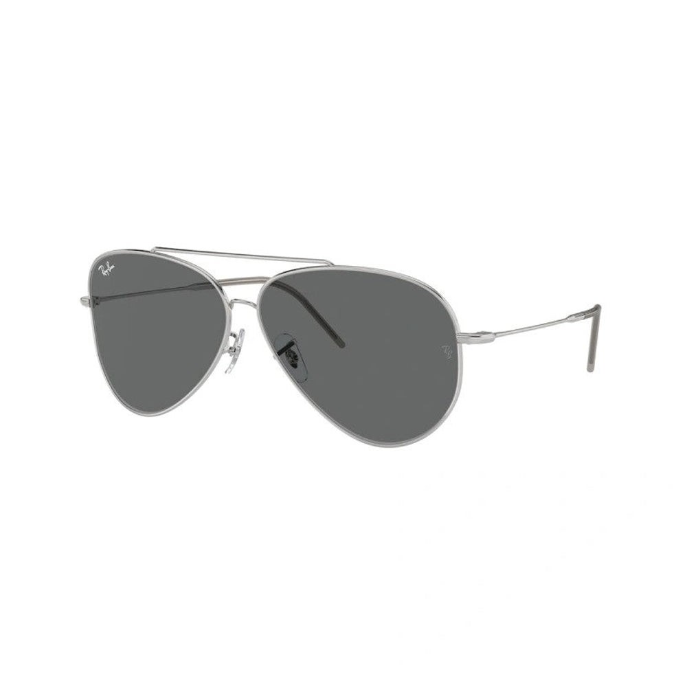 Silver Aviator Reverse Sunglasses by RayBan