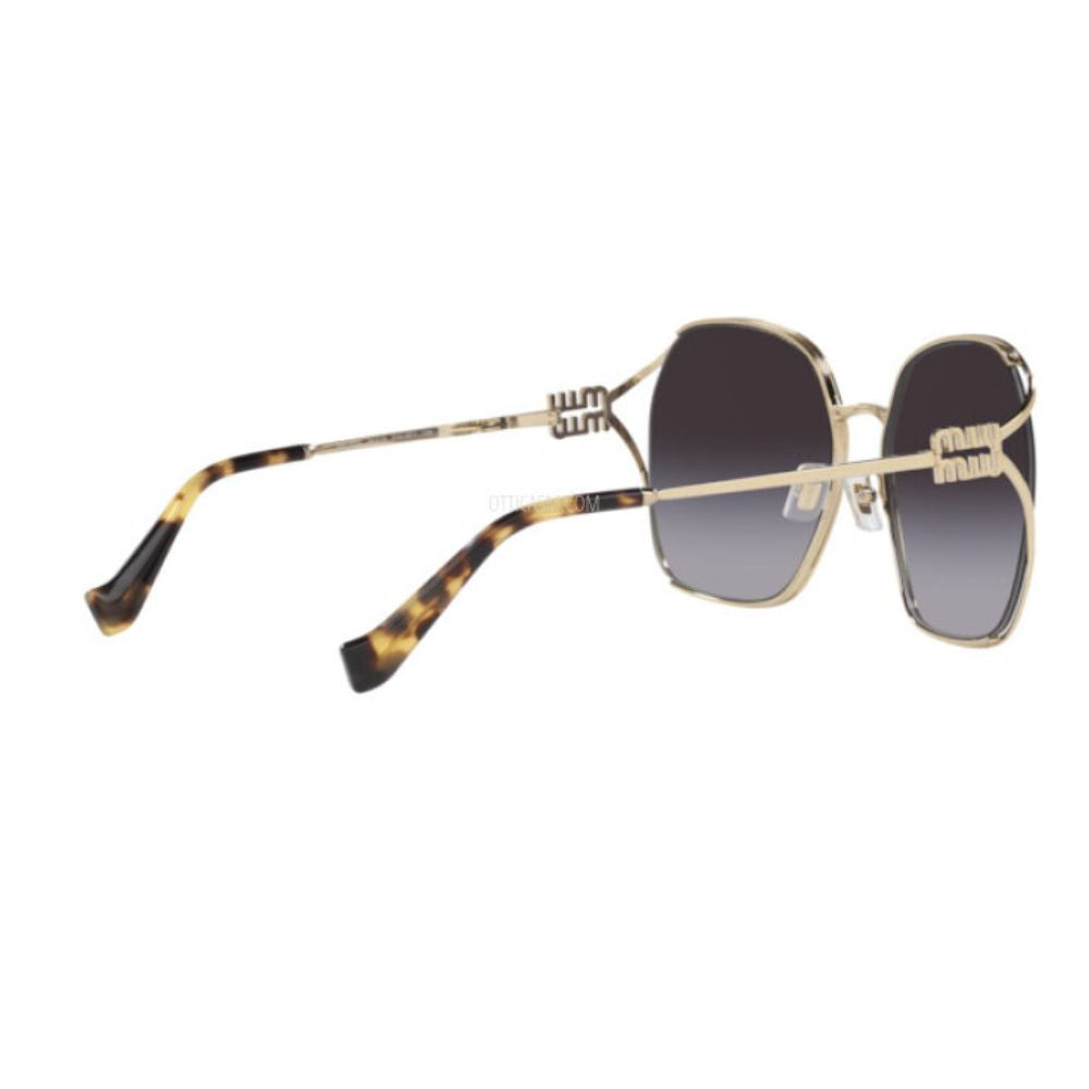 MIU MIU Sunglasses SMU 52W Full Metal 60 ZVN-5D1 SGLD/GGRY SQ W