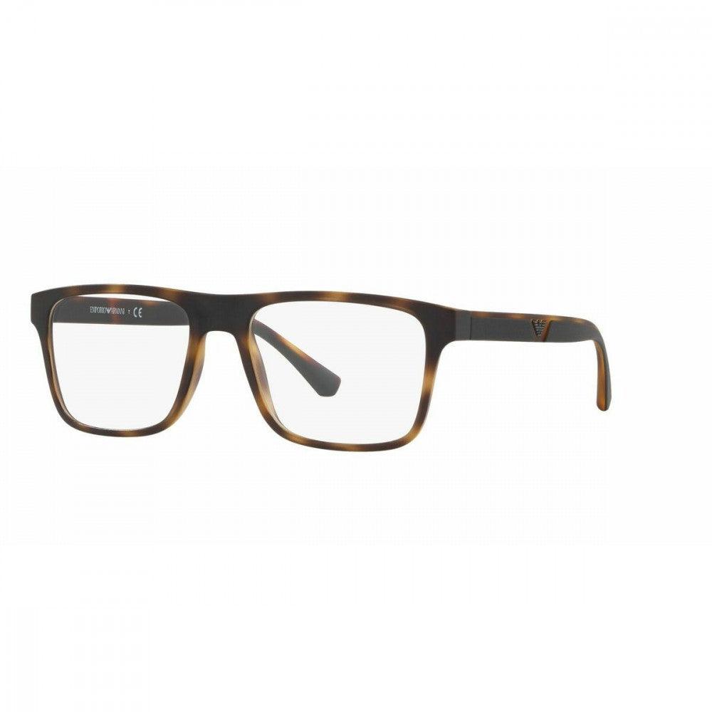 نظارة إمبوريو ارماني الطبية للرجال باللون البني - نظارة طبية للرجال - نظارة طبية رجالية - نظارة طبية رجال
