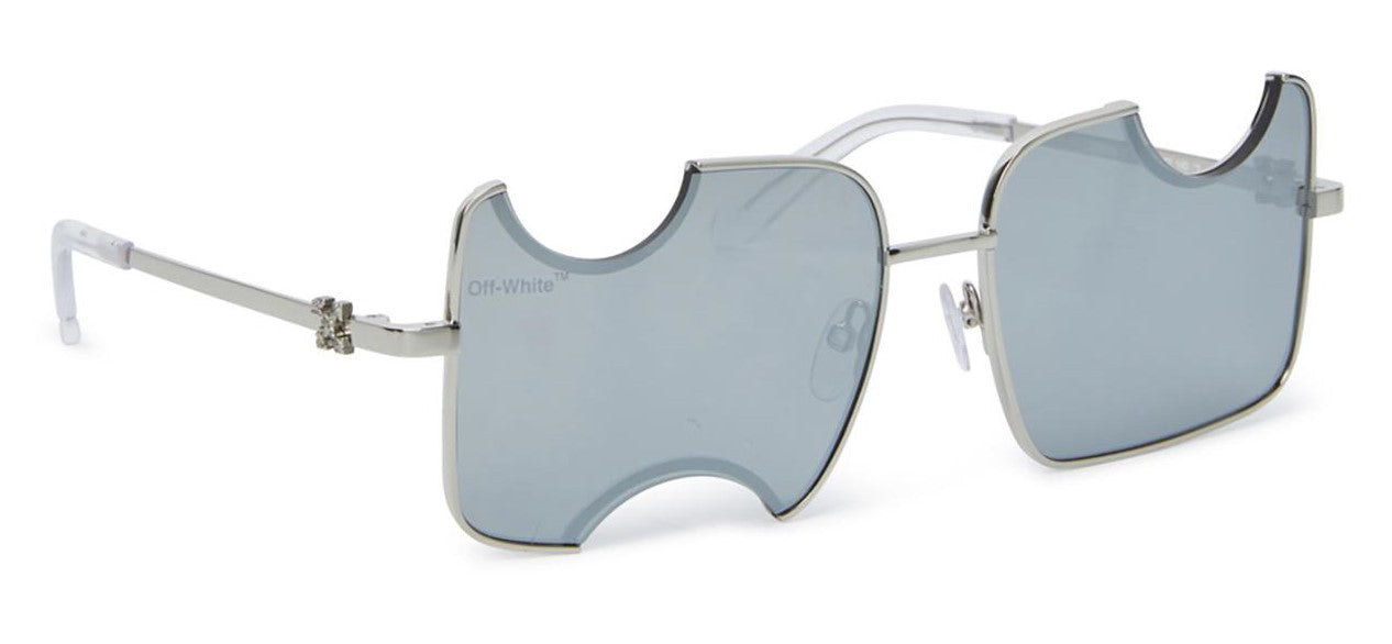 نظارة شمسية أوف وايت للنساء باللون الفضي - نظارة شمسية للنساء - نظارة شمسية نسائية - نظارة اوف نسائية
