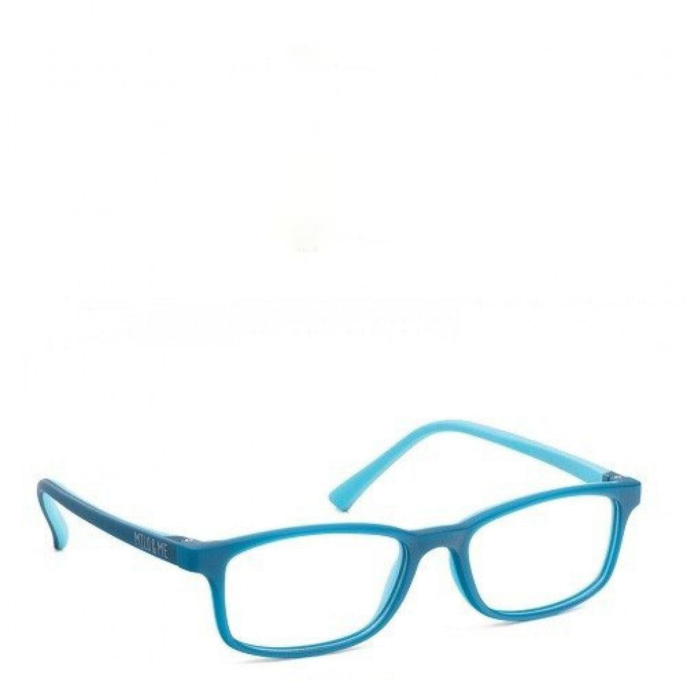 نظارة طبية للصغار زرقاء - MILO&ME - نظارة طبية للصغار - نظارة طبية بإطار مستطيل - نظارة طبية للصغار
