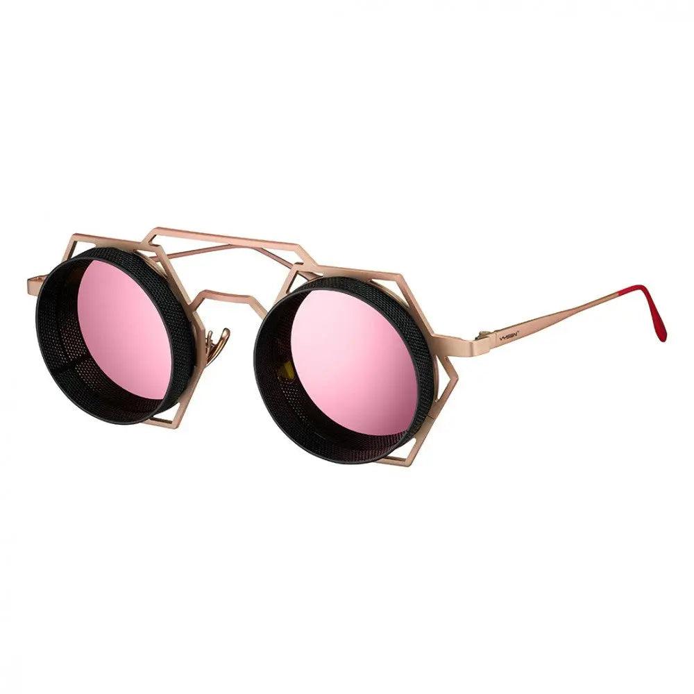 نظارة فيسين شمسية بإطار دائري - نظارة شمسية نسائية - نظارة فيسين نسائية - نظارة شمسية نسائية